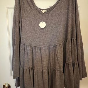 Oddy long sleeve v neck